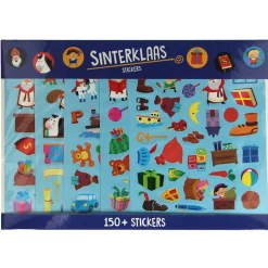 Wins Holland Kerstdecoratie<Stickervel 150st. Sinterklaas