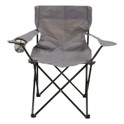 Campingstoel<Stoel opvouwb Ferro grijs