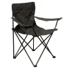Campingstoel<Stoel opvouwb Ferro zwart