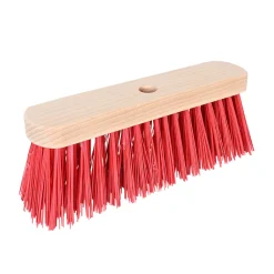 Nevac Handgereedschap<Straatbezem hout rood 290