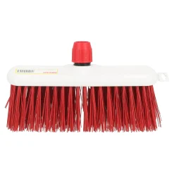 Nevac Schoonmaken<Straatbezem kunst rood 300