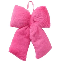 Boltze home Kerstdecoratie<Strik Bowy fluffy roze 38x34cm