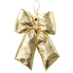 Boltze home Kerstdecoratie<Strik Bowy goud glans 27x39cm