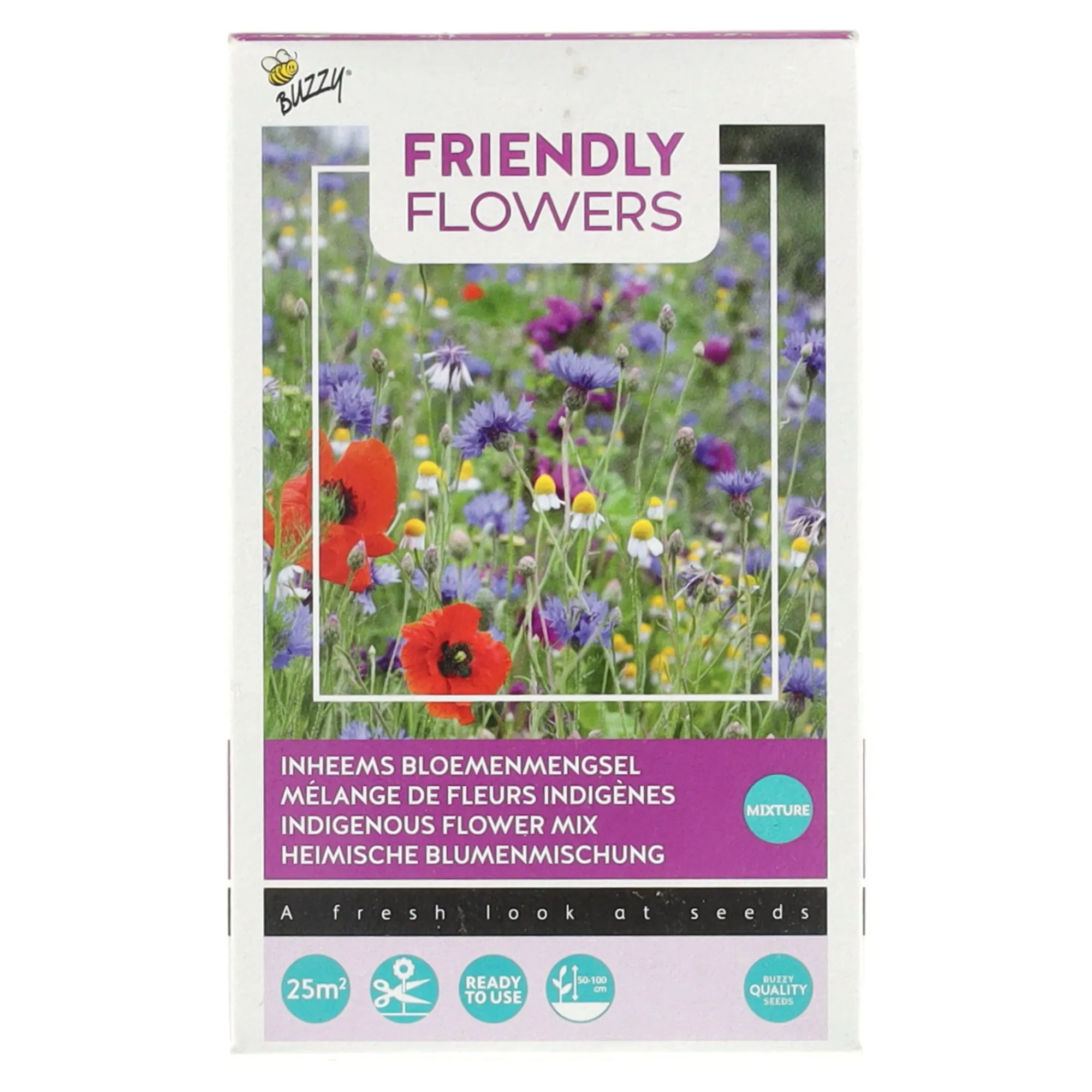 Buzzy Moestuin<Strooidoosje Friendly Flowers inheems