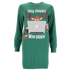 Kerstkleding<Sweater D kerst shoppin XS