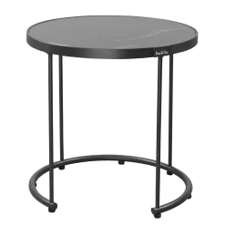 Bois le Duc Tuintafels<Tafel bijzet Nemi 35cm antraciet