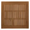 Bois le Duc Tuintafels<Tafelblad Isa 90x90cm teak