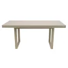 Bois le Duc Tuintafels|Loungesets<Tafel Brozzi hoog 140x75cm milky grey