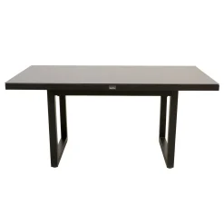 Bois le Duc Tuintafels|Loungesets<Tafel Brozzi hoog 140x75cm zwart