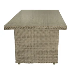 Bois le Duc Tuintafels<Tafel Caspoli 150x80cm white grey
