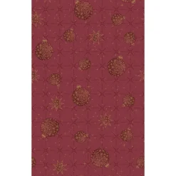 Duni Kerstdecoratie<Tafelkleed cel 138 x 220 cm Gilded Bauble