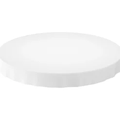 Duni Koken & Tafelen|Woondecoratie<Tafelkleed Evolin rond 180 cm wit
