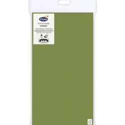 Duni Koken & Tafelen|Woondecoratie<Tafelkleed Silk 138 x 220 cm leaf green
