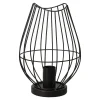 Binnenverlichting<Tafellamp Thimory 30cm E27 zwart
