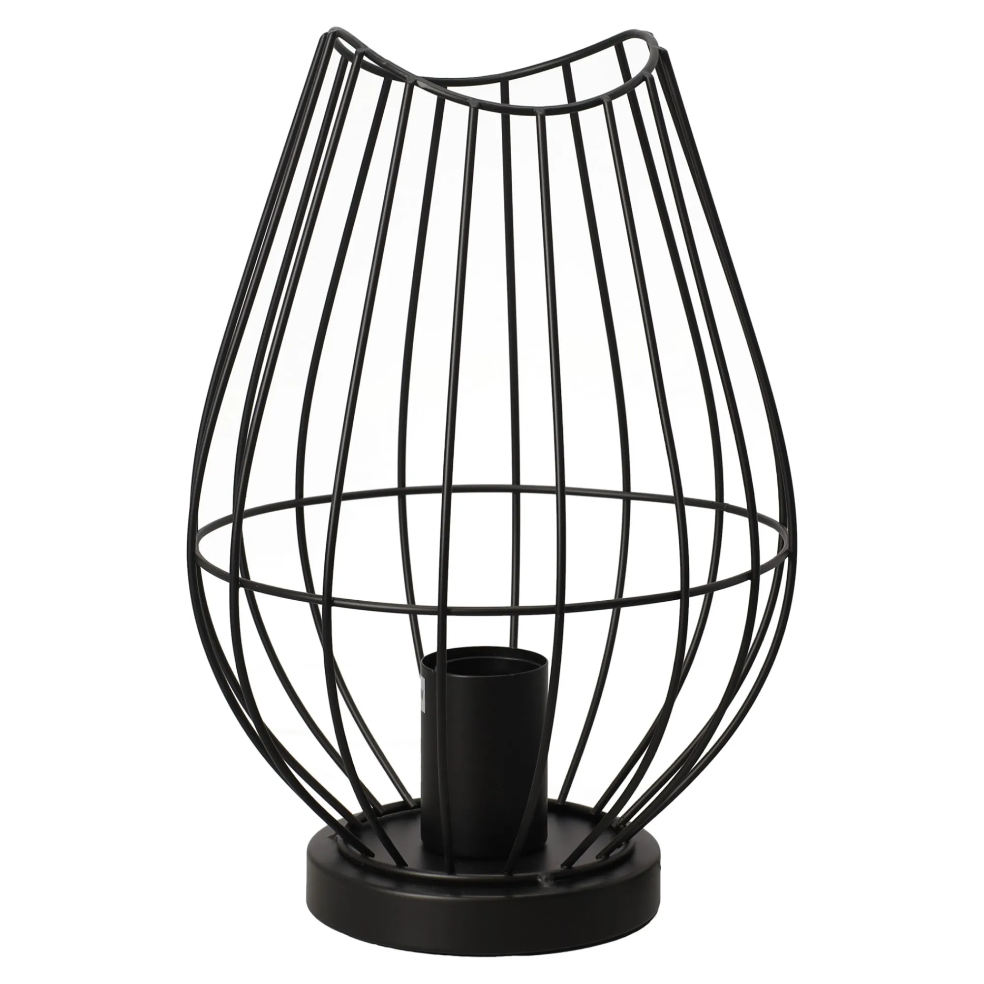 Binnenverlichting<Tafellamp Thimory 30cm E27 zwart