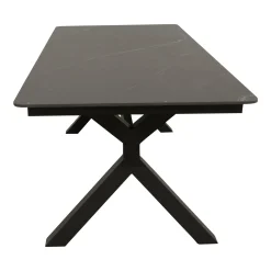 Bois le Duc Tuintafels<Tafel Mancino 220x90cm antraciet