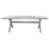 Bois le Duc Tuintafels<Tafel Mancino 220x90cm creme