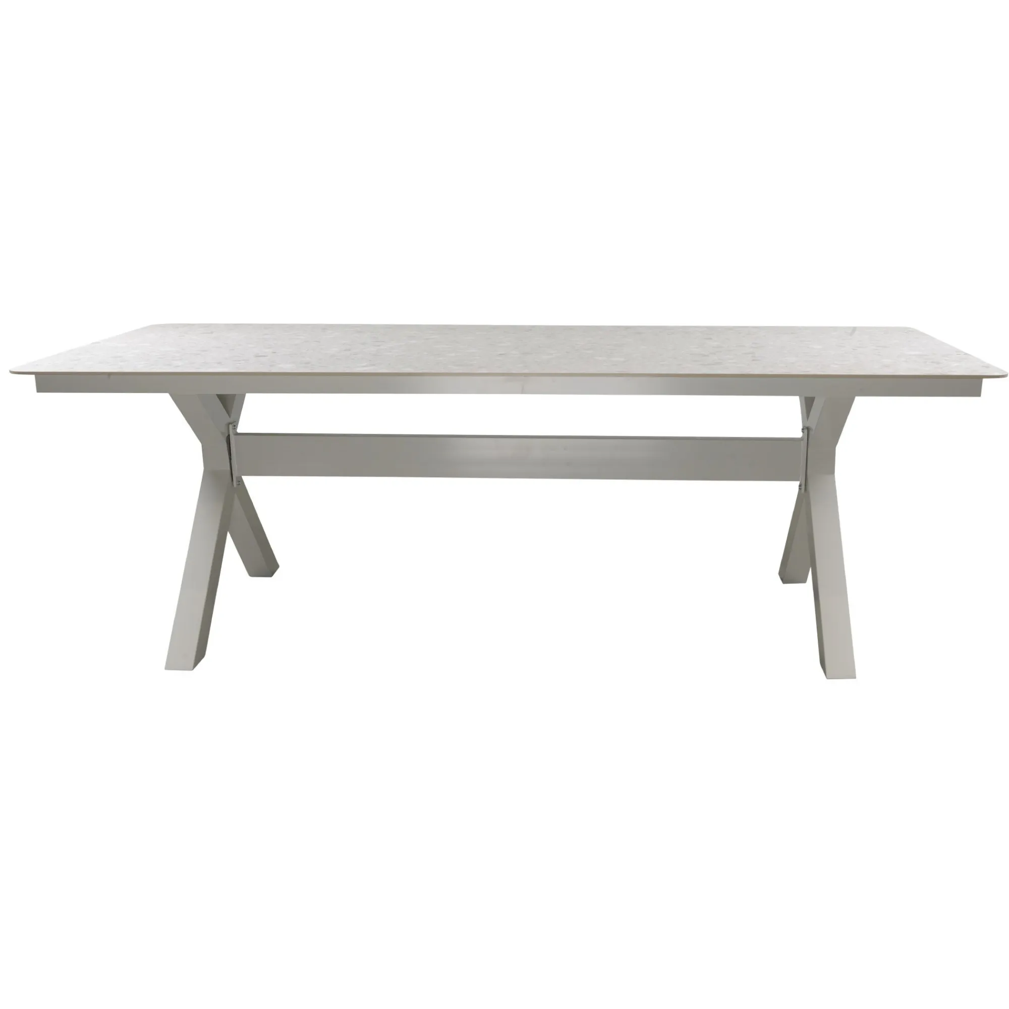 Bois le Duc Tuintafels<Tafel Mancino 220x90cm creme