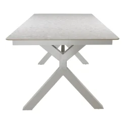 Bois le Duc Tuintafels<Tafel Mancino 220x90cm creme