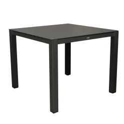 Bois le Duc Tuintafels<Tafel Maseria 90x90 cm Antraciet