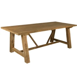 Bois le Duc Tuintafels<Tafel Shefford 220x100 cm Rustic Black