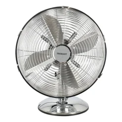 Diamant Verkoeling<Tafelventilator chroom 30cm