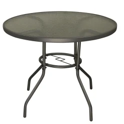 Bois le Duc Tuintafels<Tafel Zanego Ø 90 cm Antraciet