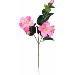 Mica Decorations Kunstplanten En Kunstbloemen<Tak Hibiscus roze 76 cm