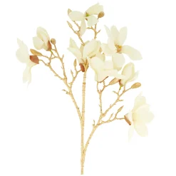 Natural Collections Kunstplanten En Kunstbloemen<Tak magnolia 86 cm wit goud
