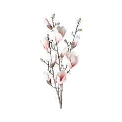 O'malley Kunstplanten En Kunstbloemen<Tak magnolia katje roze 87 cm