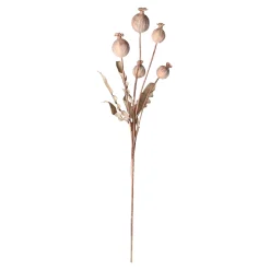 O'malley Kunstplanten En Kunstbloemen<Tak papaver 105 cm