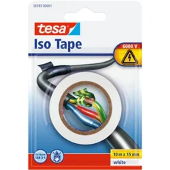 Tesa Bouw<Tape elektrisch isolatie wit 10M
