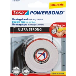 Tesa Bouw<Tape montage ultra 19mmx1.5M