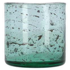 O'malley Kaarsen<Theelicht glas bubble 10 x 10 cm