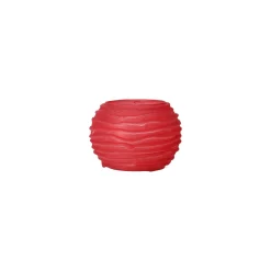 Natural Collections Kaarsen<Theelichthouder van glas rood 10 x 10 x 8 cm