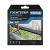 Westham Woondecoratie<Tochtstrip D rubber 6 m wit