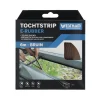 Westham Woondecoratie<Tochtstrip E-rubber 6 m bruin