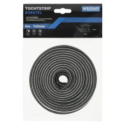 Westham Woondecoratie<Tochtstrip zelfklevend met borstel 7 x 5 mm