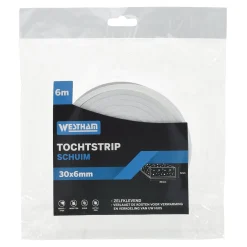 Westham Woondecoratie<Tochtstrip zelfklevend schuim 30 x 6 mm