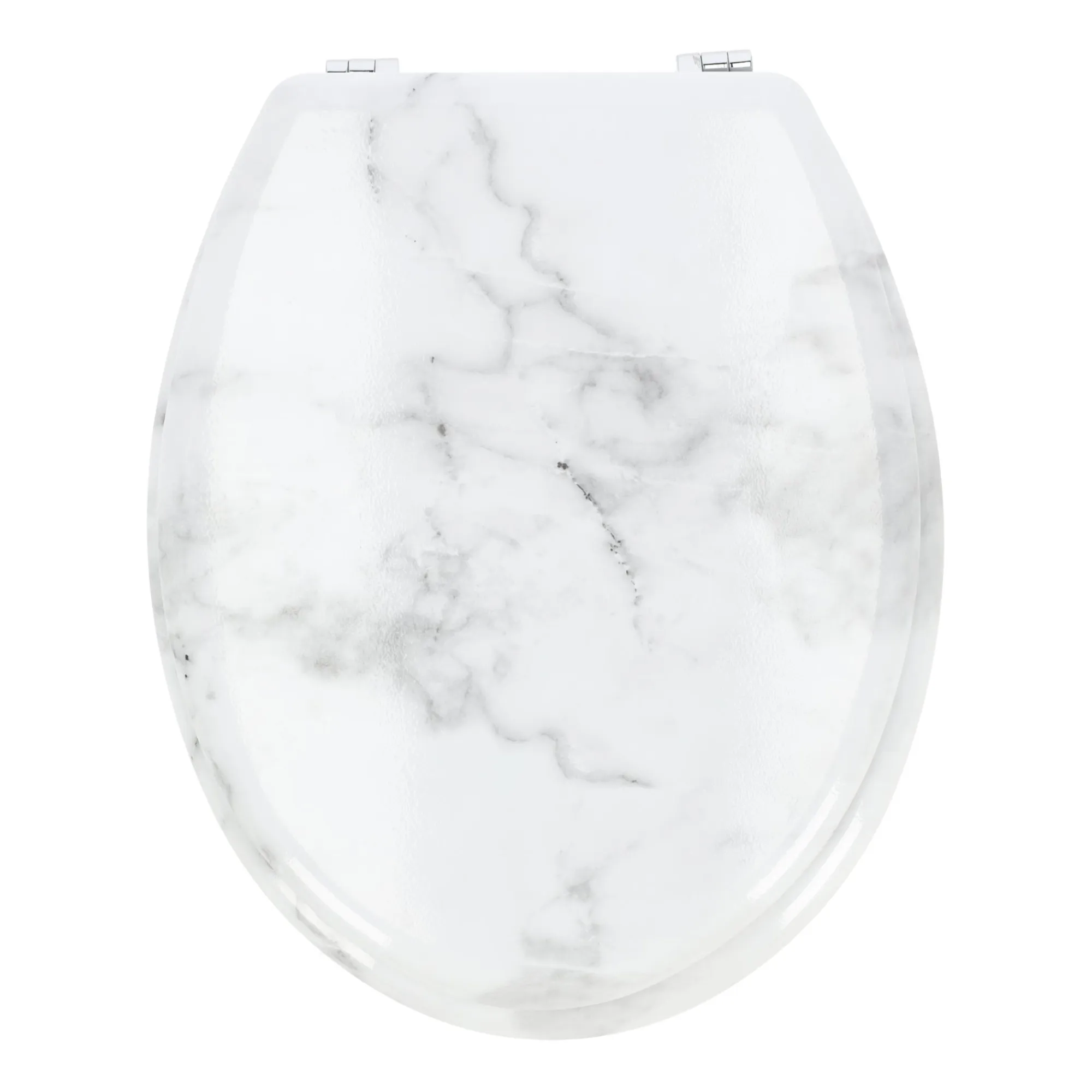 Van Cranenbroek Badkameraccessoires<Toiletbril print marmer wit