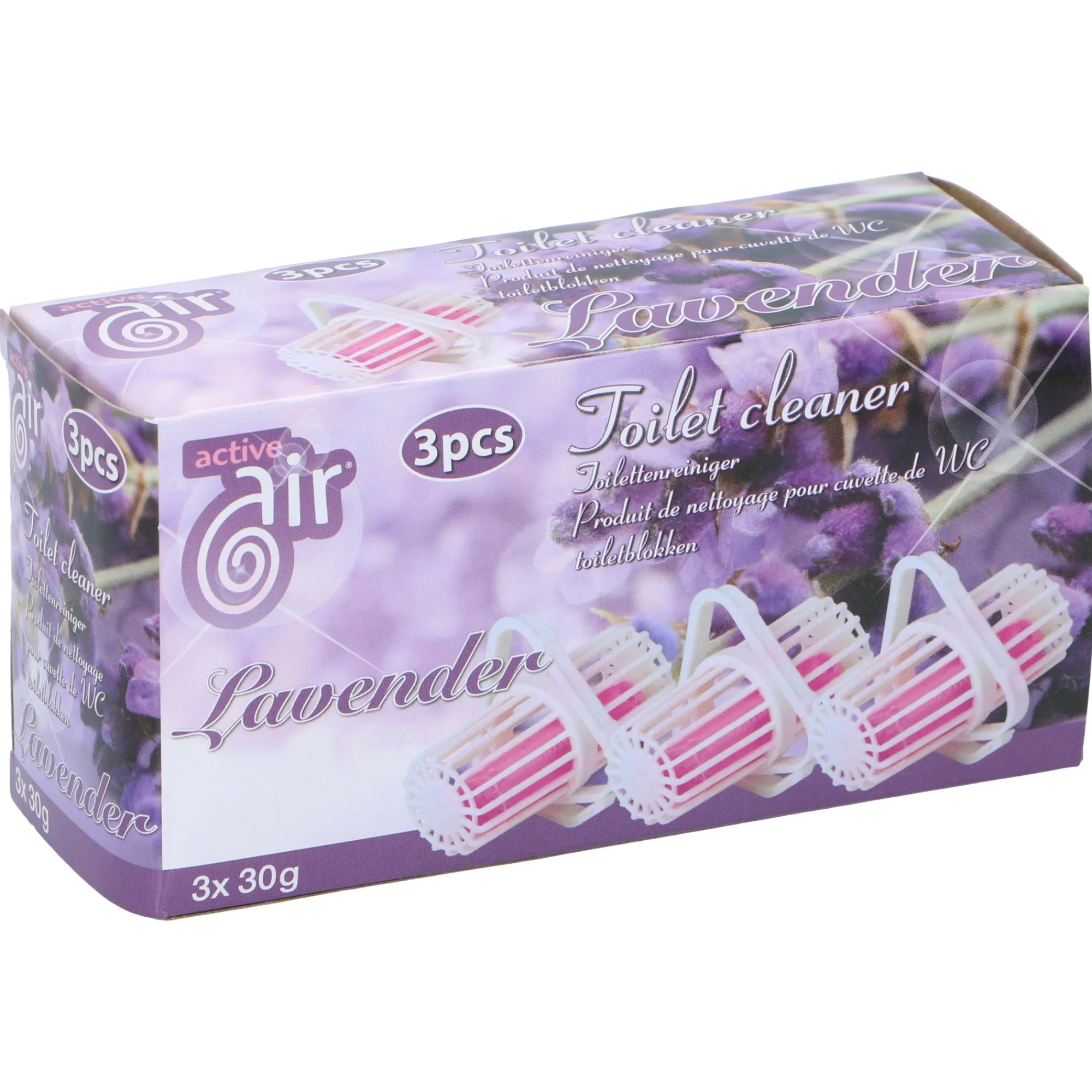 Active Air Schoonmaken<Toiletreiniger 3x30g assorti