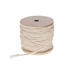Natural Collections Woondecoratie<Touw jute 130g op spoel wit