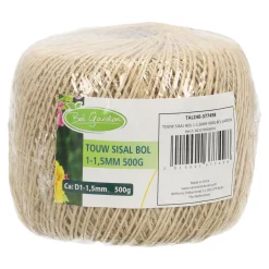 Bel Garden Moestuin<Touw sisal bol 1-1,5mm 500g