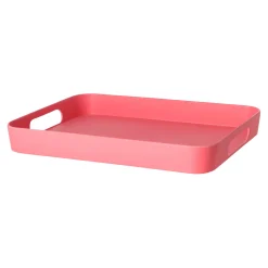 O'malley Koken & Tafelen|Woondecoratie<Tray bamboe 41 x 31 cm rose