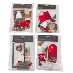 Decoris Kerstdecoratie<Triplex set 24 cm