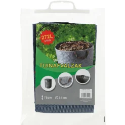 Bel Garden Handgereedschap<Tuinafvalzak 272L grijs