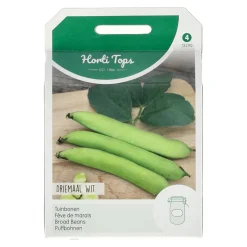Horti Tops Moestuin<Tuinbonen driemaal wit 100g