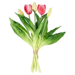 O'malley Kunstplanten En Kunstbloemen<Tulp sil touch 32 cm fuchsia