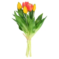 O'malley Kunstplanten En Kunstbloemen<Tulp sil touch 32 cm oranje