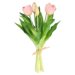O'malley Kunstplanten En Kunstbloemen<Tulp sil touch 32 cm roze